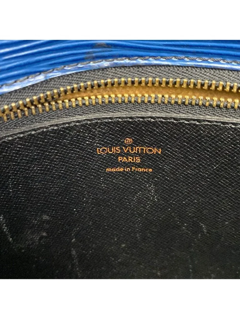 Louis Vuitton Shoulder Bag Epi Sun Crew Toledo Blue Leather